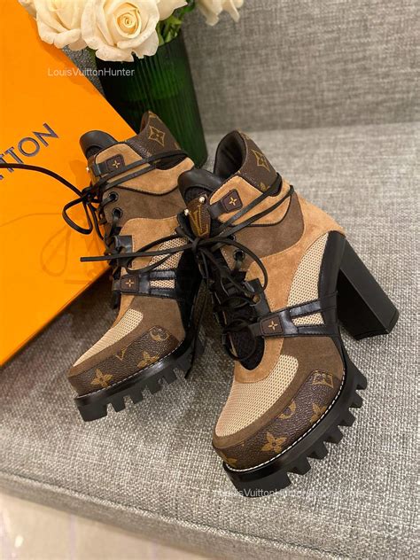 louis vuitton star trail ankle boot replica|lv combat boots women.